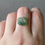 Thumbnail: Type A Translucent Green Carved Jadeite Rat with Ingot