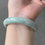 Thumbnail: 59.6MM Type A Light Green Jadeite Bangle
