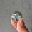 Thumbnail: US#6 Type A Translucent Black Mix Flat Jadeite Ring