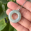 Thumbnail: Type A Translucent Light Green Jadeite Donut Necklace