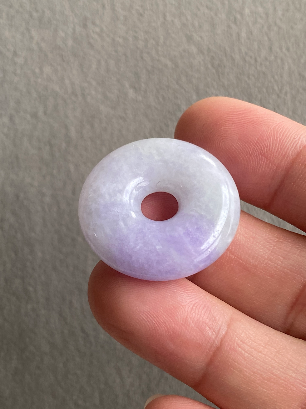 Thumbnail: Type A  Lavender Mix Jadeite Donut