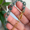 Thumbnail: Type A Translucent Bluish Green Interlink Jadeite Chain Bracelet