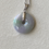 Thumbnail: 925 Silver Type A Light Lavender Mix Jadeite Disc Pendant