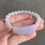 Thumbnail: Type A Light Lavender Jadeite with Faint Lavender Jadeite Beads Bracelet