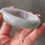 Thumbnail: 54.7MM Type A Lavender Mix Jadeite Bangle