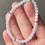Thumbnail: Type A Translucent Faint Lavender Jadeite Beads Bracelet