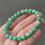 Thumbnail: Type A Bright Green Mix Jadeite Beads Bracelet