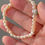 Thumbnail: Odd Shaped Fresh Water Pearls Beads Bracelet with Jadeite Heart Pendant