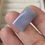 Thumbnail: Type A Rectangle Lavender Jadeite Cabochon