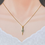 Thumbnail: 18K Yellow Gold Type A Icy Jadeite Pendant