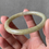 Thumbnail: 58MM Type A Light Yellowish Brown Jadeite Bangle