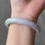 Thumbnail: 62MM Type A Faint Lavender Mix Jadeite Bangle