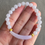 Thumbnail: Type A Light Lavender Jadeite with Faint Lavender Jadeite Beads Bracelet