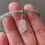 Thumbnail: 14K Gold Filled Type A Icy Jadeite Gold Fish Charm