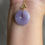 Thumbnail: 18K Yellow Gold Type A Lavender Jadeite Disc Pendant