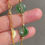 Thumbnail: 14K Gold Filled Type A Translucent Green Mix Jadeite Disc Bracelet