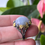 Thumbnail: 925 Silver Black Gold Plated Type A Lavender Jadeite Ring