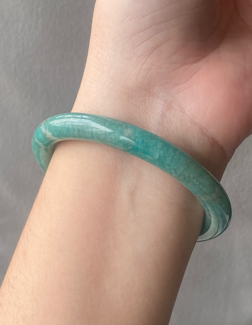 Thumbnail: 57.6MM Amazonite Bangle