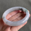Thumbnail: 54.6MM Type Translucent Light Greyish Mix Jadeite Bangle