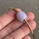 Thumbnail: 14K Gold Filled Type A Light Lavender Jadeite Barrel Bangle
