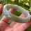 Thumbnail: 53.5MM Brown Mix Jade Bangle