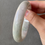 Thumbnail: 56.8MM Type A Faint Lavender Mix Jadeite Bangle