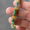 Thumbnail: Type A Translucent Mix Colour Jadeite Beads Bracelet