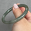 Thumbnail: 55.7MM Type A Greyish Mix Jadeite Bangle