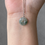 Thumbnail: 925 Silver Type A Translucent Mini Floral Bluish Green Jadeite Disc Pendant