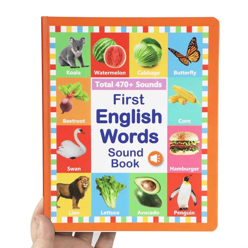 English Children's Educational Sound Learning Book Toy