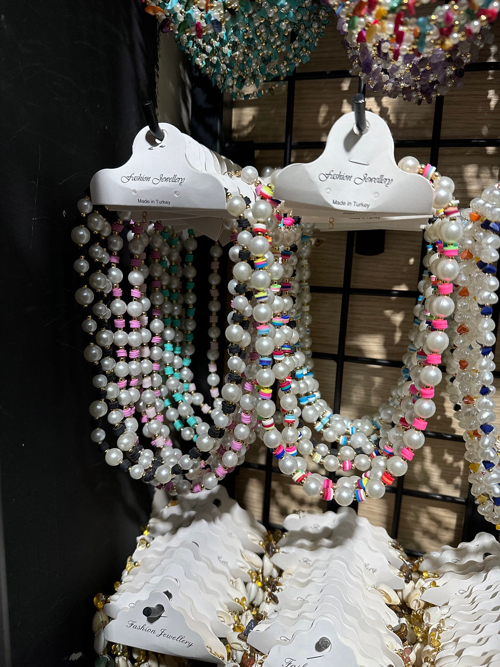 Fimo / Heishi Clay Pearl Necklace (12 Pcs x $0.70)