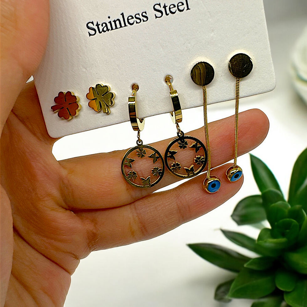 Küçük resim: Çelik Set Küpe (12 Adet x ₺75,00)
