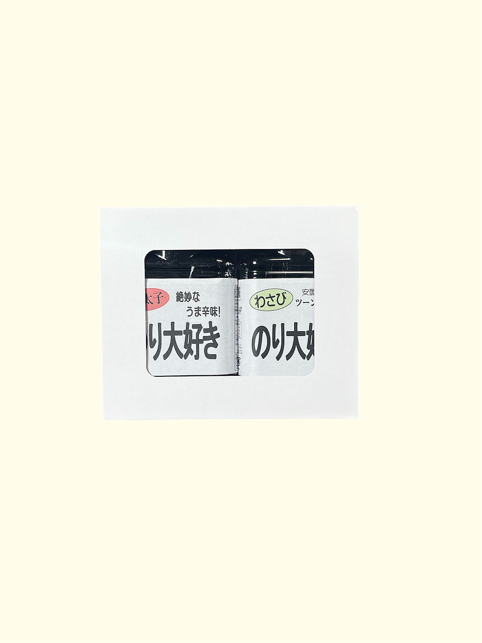 選べるのり大好き容器2個セット（包装済み）