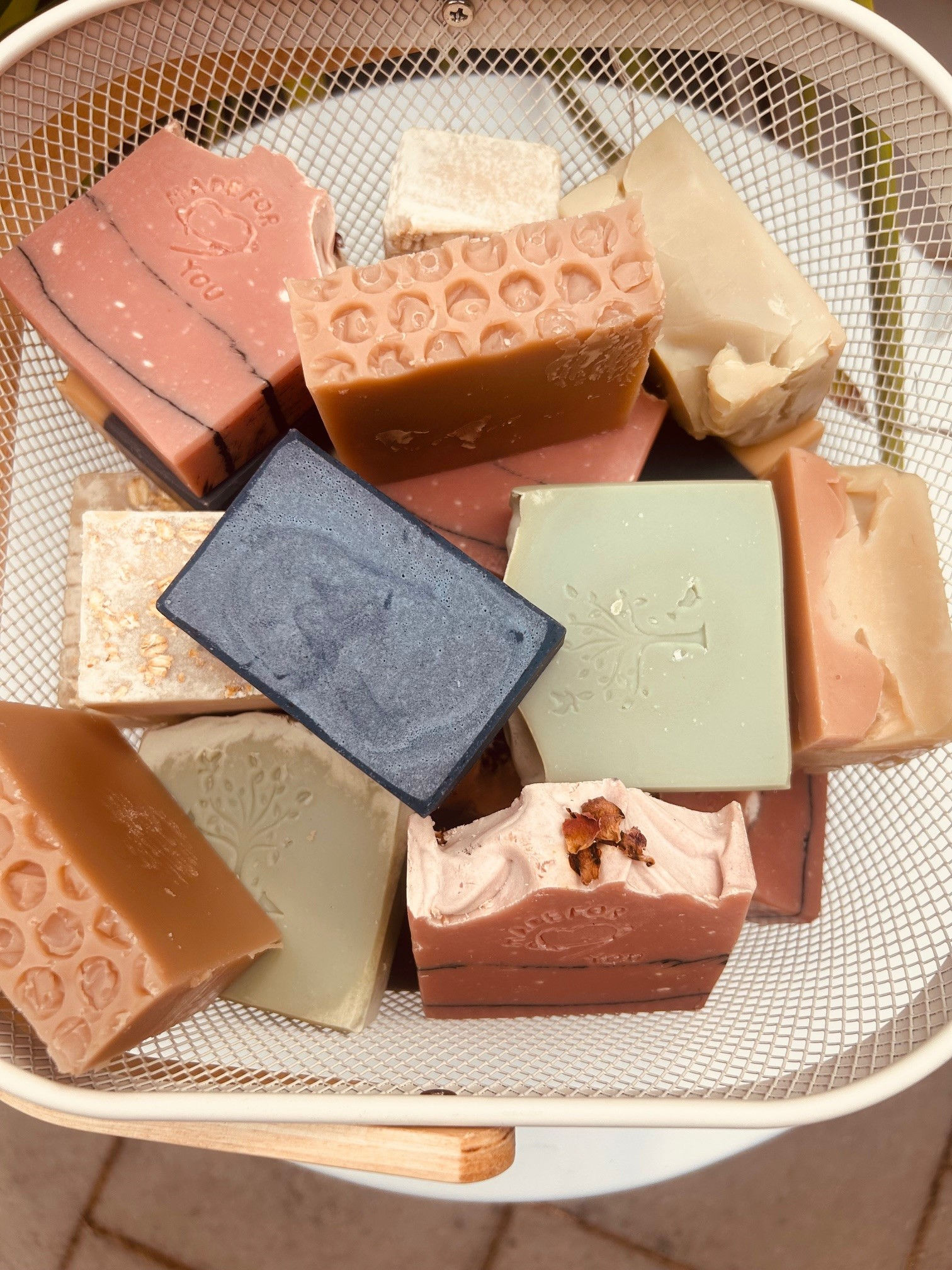 Handmade natural imperfect soap bars by Serendipity Soaps & Skincare.”