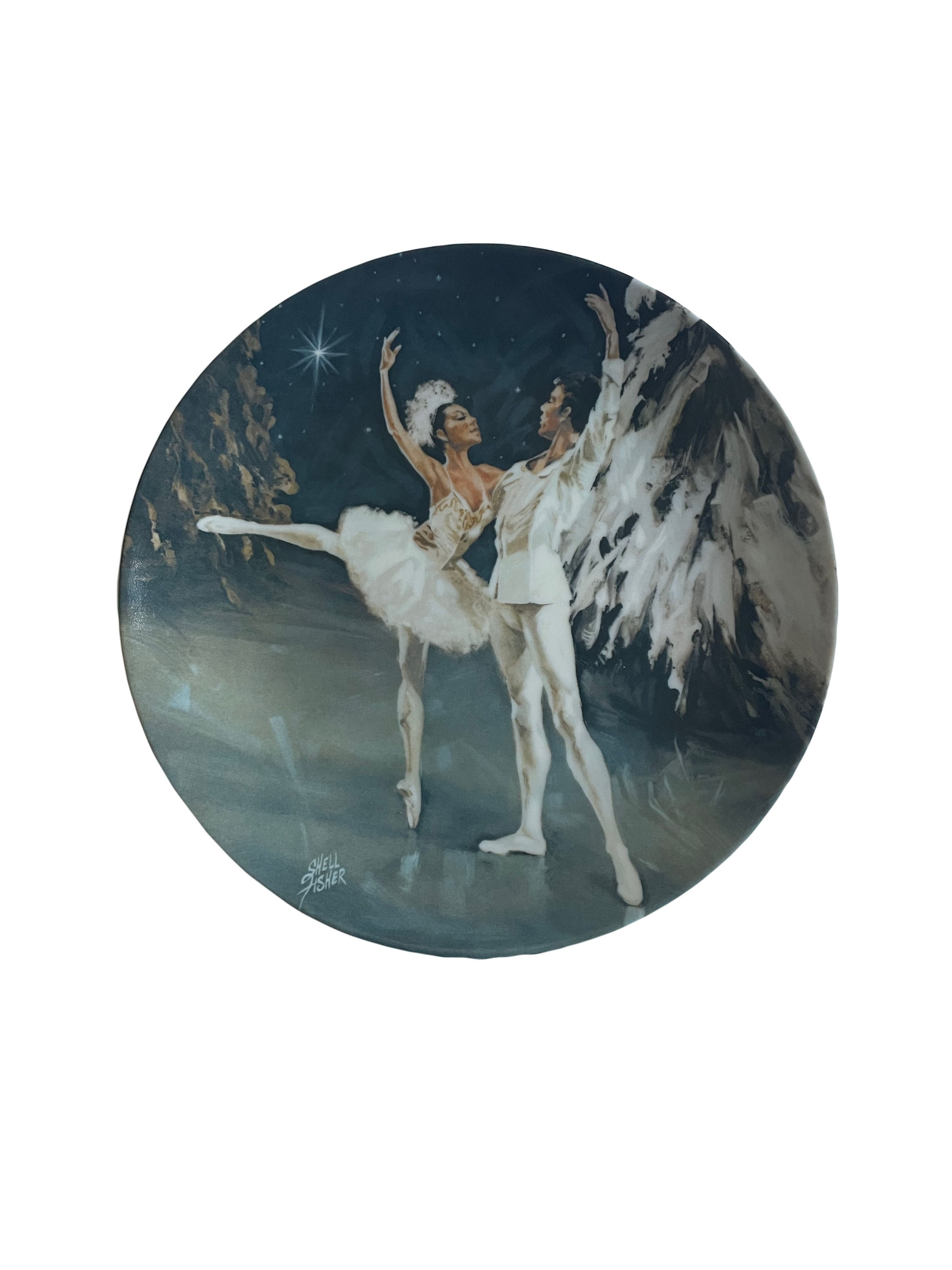 Snow King & Queen Decorative Plate