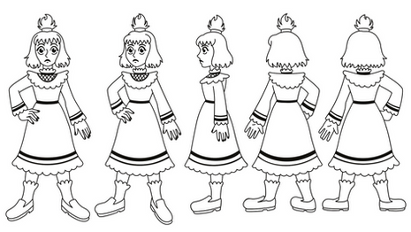 Character Turnarounds and Designs