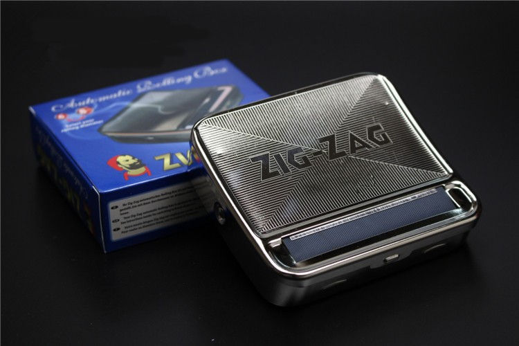 Miniatura: CAJA  DE METAL DURABLE PARA HACER CIGARRILLOS (kush,tabaco)