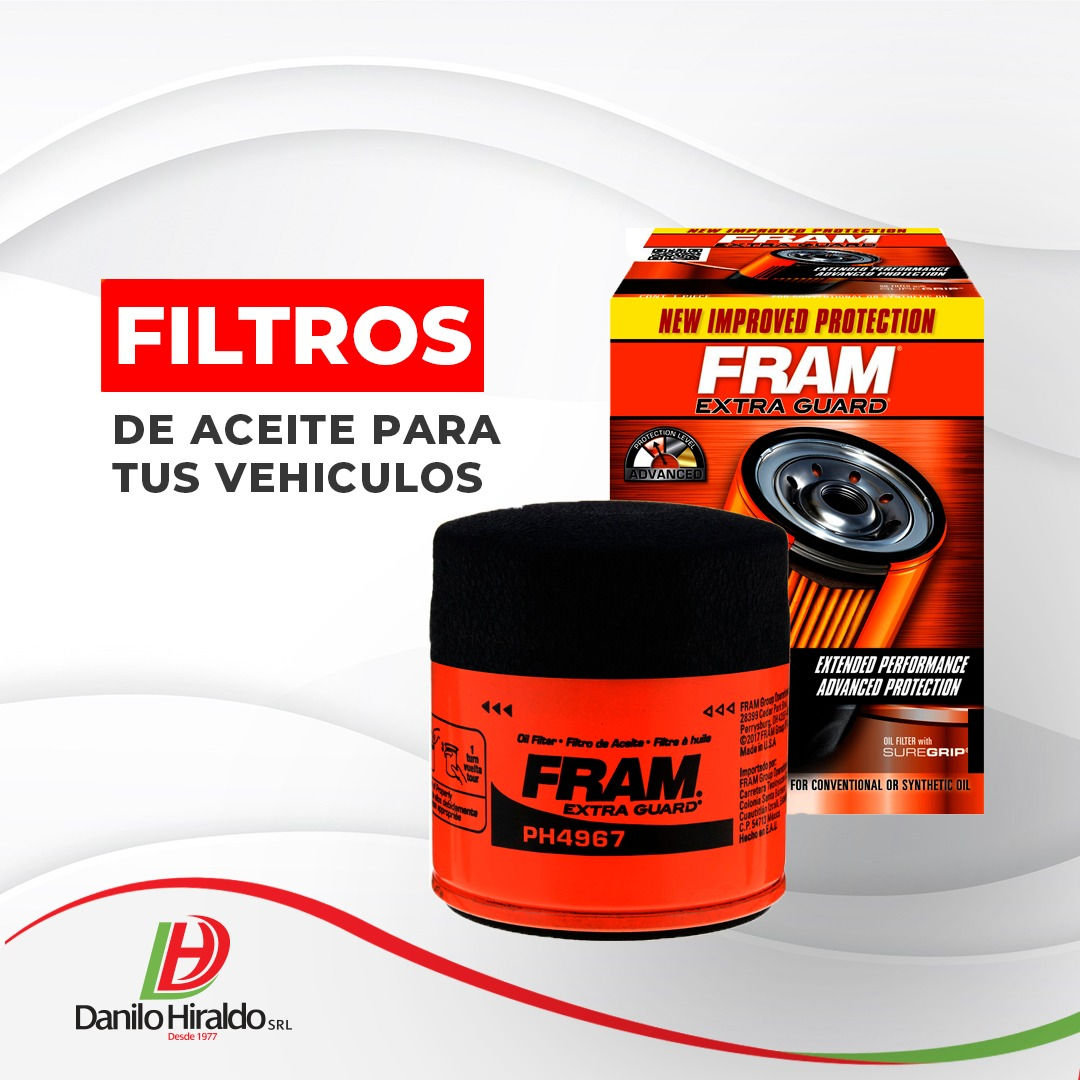 Filtro de Aceite Fram para sédans