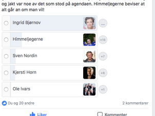 Himmeljegerne er nominert til "Marte-prisen"
