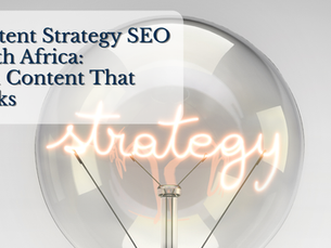 Content Strategy SEO South Africa: Plan Content That Ranks