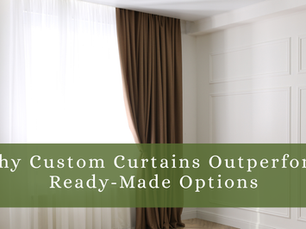 Why Custom Curtains Outperform Ready-Made Options, brown curtain with a white interior