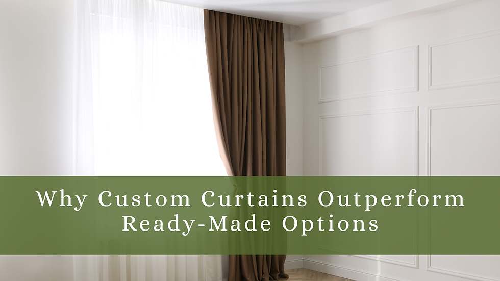 Why Custom Curtains Outperform Ready-Made Options, brown curtain with a white interior