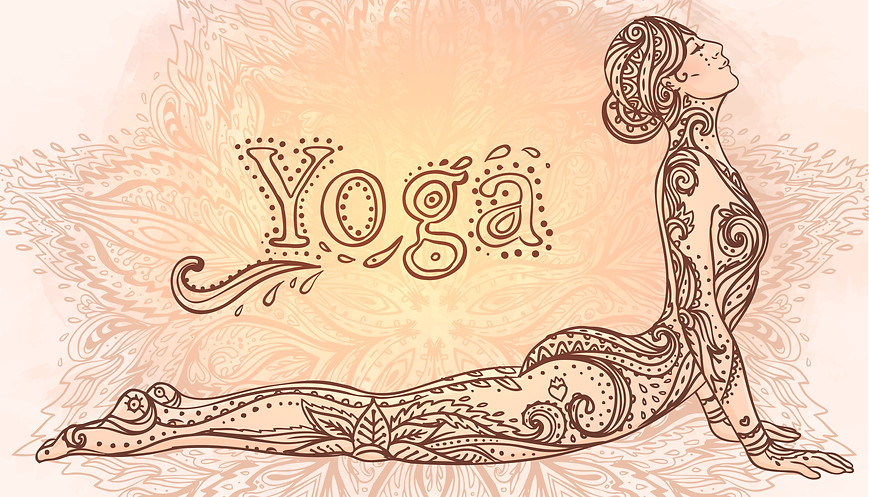 Femme pratiquant la posture du cobra, symbolisant l’ouverture du cœur et l’énergie vitale du yoga au quotidien