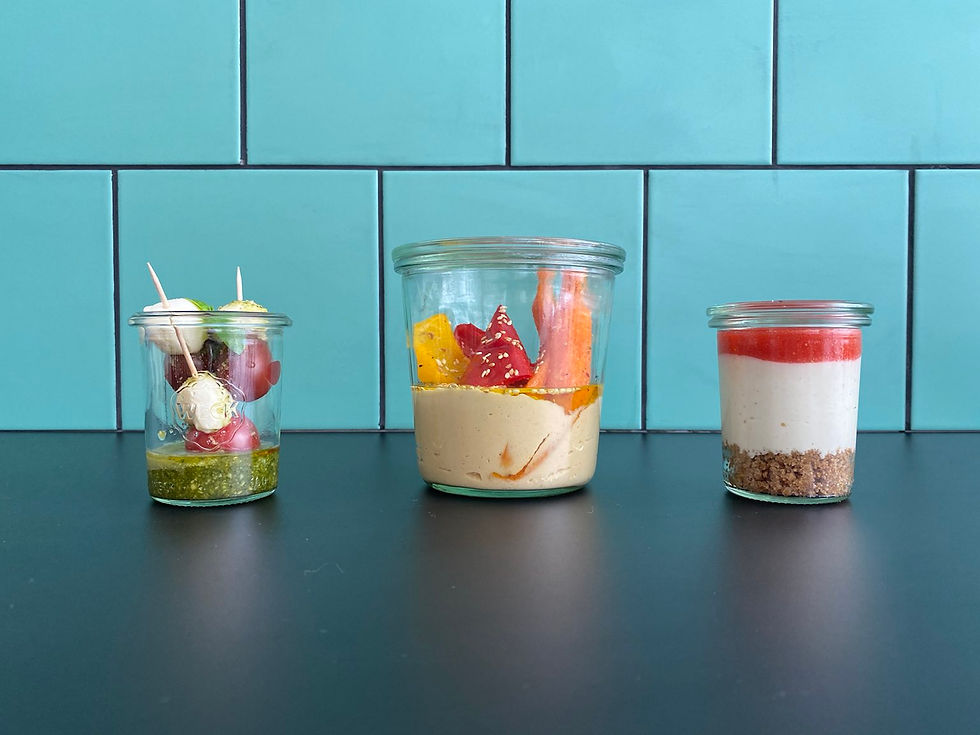 Catering im Glas