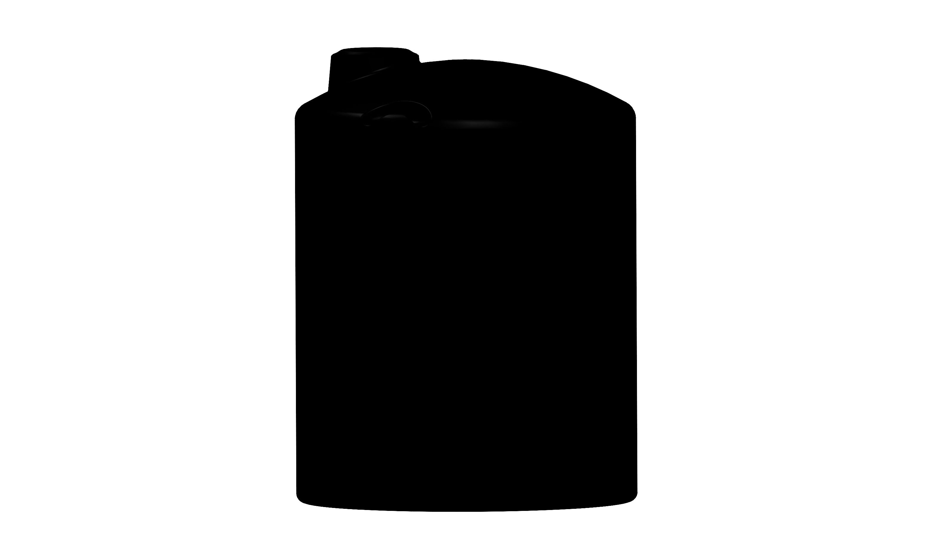 300 Gallon Vertical Water Tank BLACK