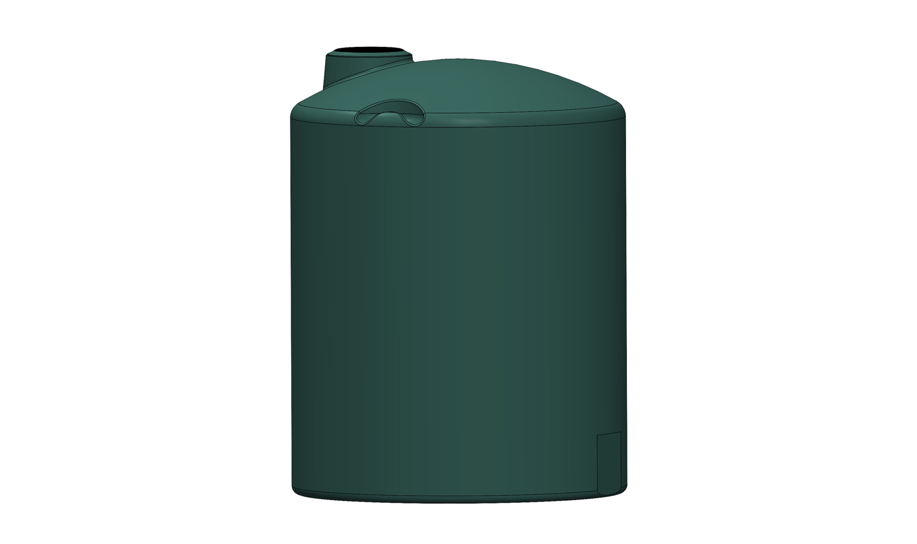 300 Gallon Vertical Water Tank GREEN