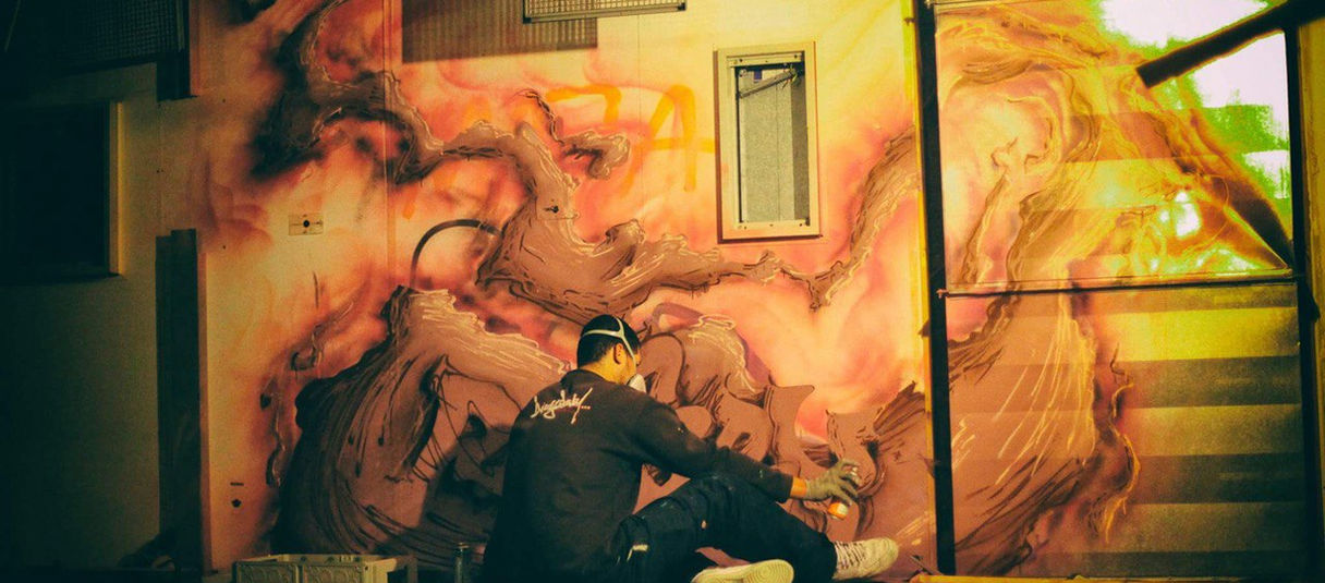 Roar, Daniel Ihrke, Graffiti, Streetart, Teufelsberg