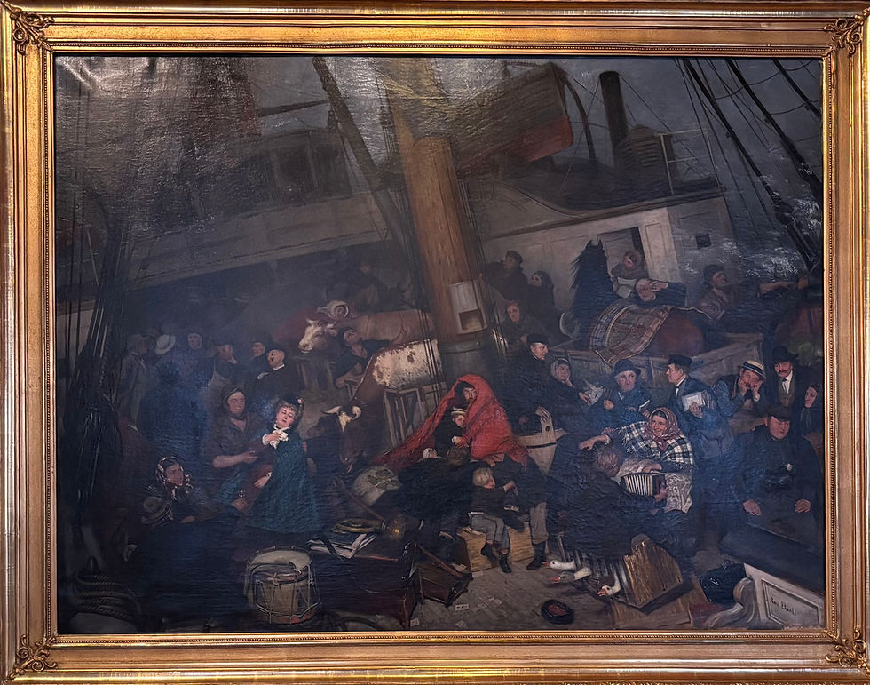 The Emigrants, Knut Ekwall (1880-1912) American Swedish Institute Minneapolis 