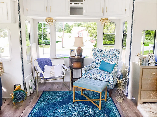 Recovered Gold and White Wassily Chair