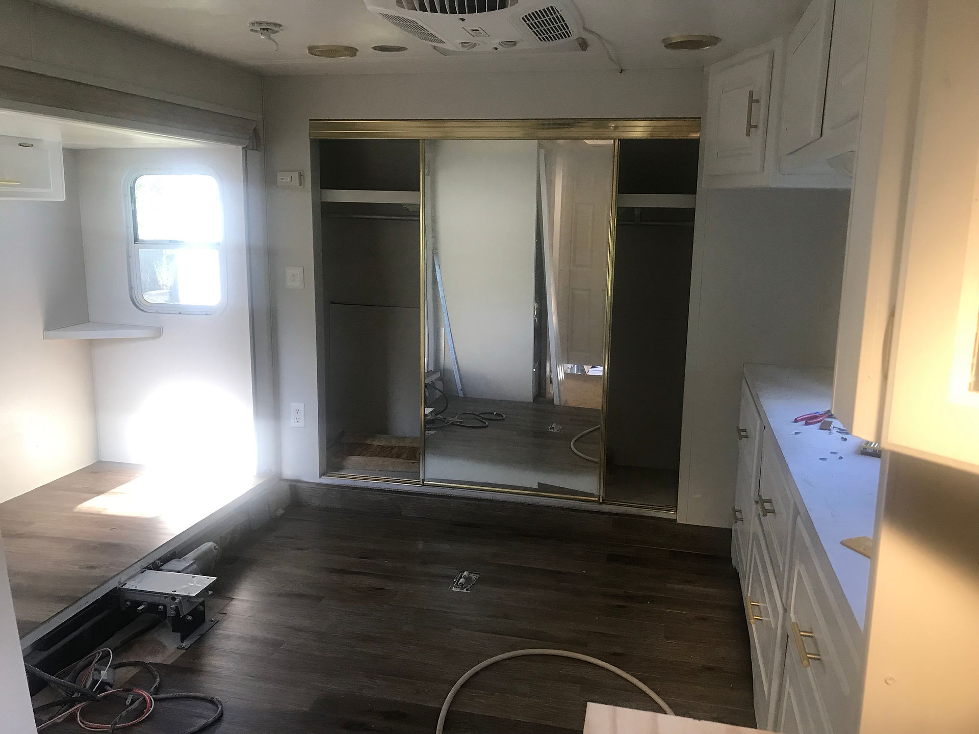 Laying LVP in Camper